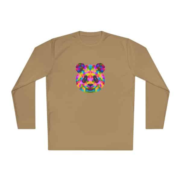 Colored Panda Unisex Lightweight Long Sleeve Tee - Image 21