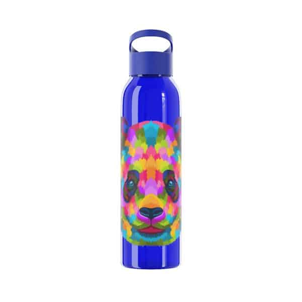 Colored Panda Sky Water Bottle - Image 21