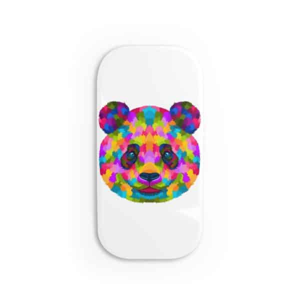 Colored Panda Phone Click-On Grip