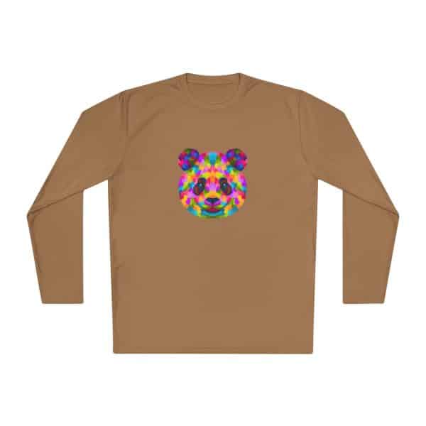 Colored Panda Unisex Lightweight Long Sleeve Tee - Image 33