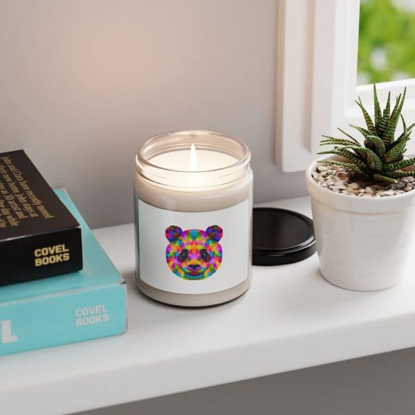 Colored Panda Scented Soy Candle, 9oz - Image 28