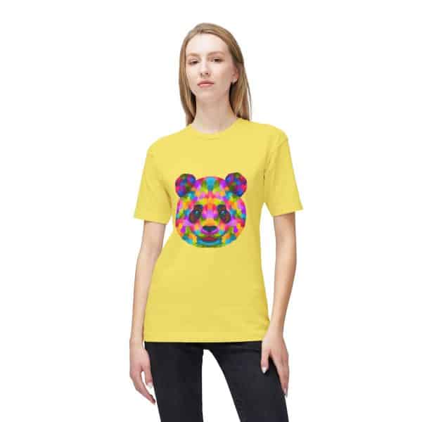 Colored Panda Unisex Midweight T-shirt, Made in US - Image 35