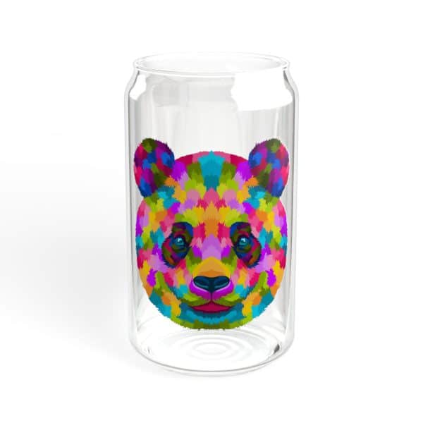 Colored Panda Sipper Glass, 16oz - Image 5