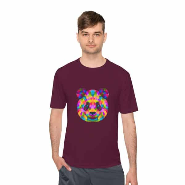 Colored Panda Unisex Moisture Wicking Tee - Image 51