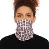 Colored Panda Winter Neck Gaiter With Drawstring - Image 3