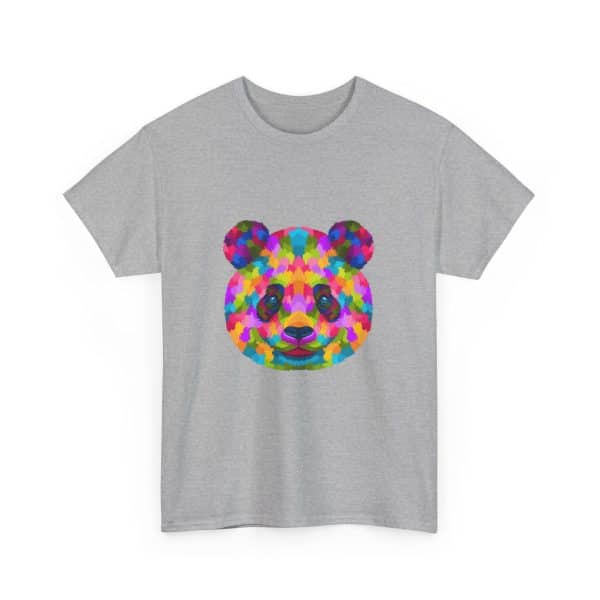 Colored Panda Unisex Heavy Cotton Tee - Image 23