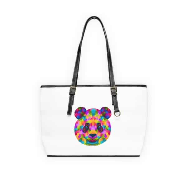 Colored Panda PU Leather Shoulder Bag - Image 5