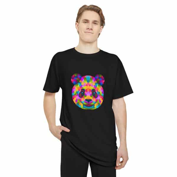 Colored Panda Unisex Long Body Urban Tee - Image 7