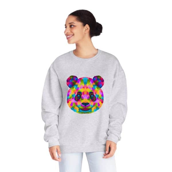 Colored Panda Unisex NuBlend® Crewneck Sweatshirt - Image 44