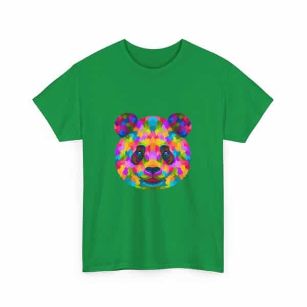 Colored Panda Unisex Heavy Cotton Tee - Image 55