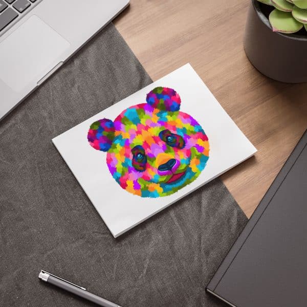 Colored Panda Post-it® Note Pads - Image 19