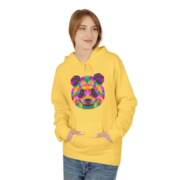 Colored Panda Unisex Midweight Softstyle Fleece Hoodie - Image 43