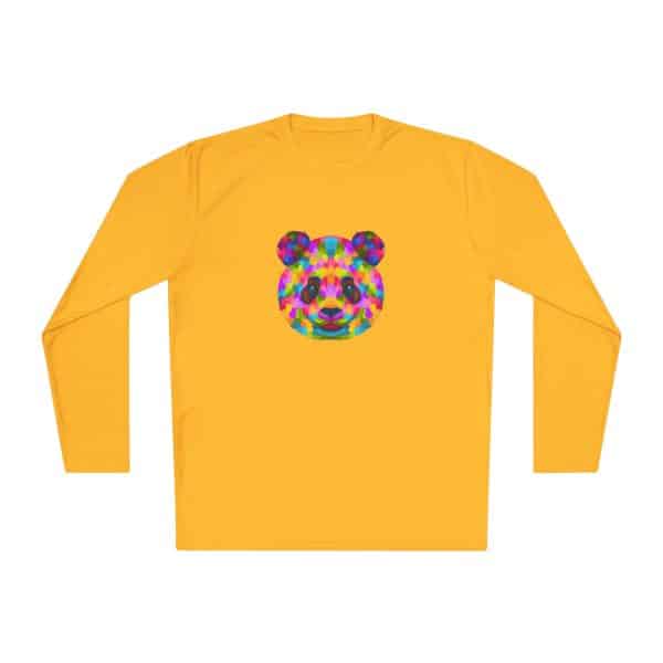 Colored Panda Unisex Lightweight Long Sleeve Tee - Image 25