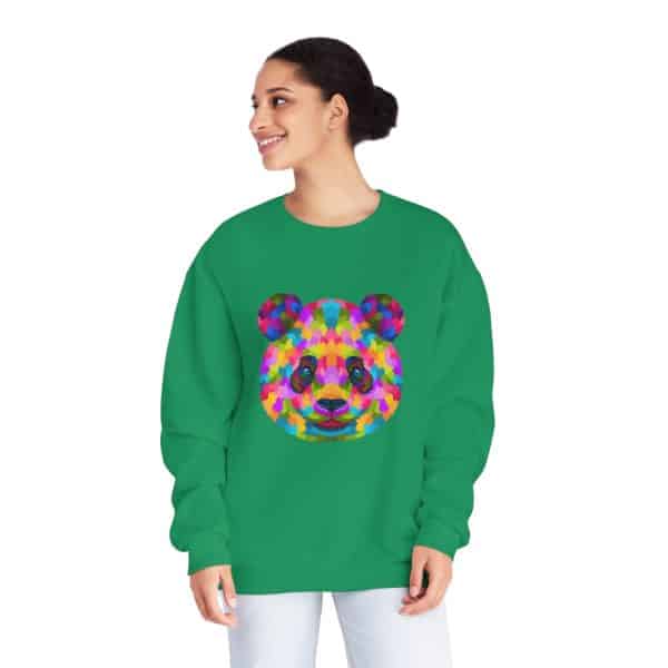 Colored Panda Unisex NuBlend® Crewneck Sweatshirt - Image 32