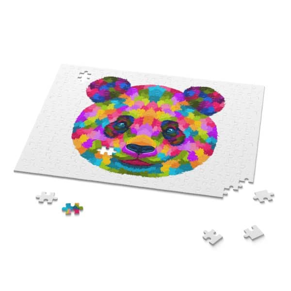 Colored Panda Puzzle (120, 252, 500-Piece) - Image 8