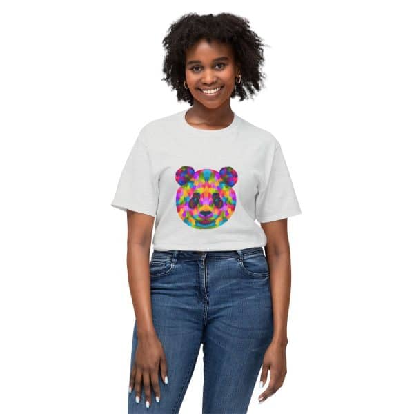 Colored Panda Unisex HD Cotton™ T-shirt - Image 35