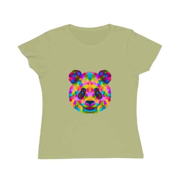 Colored Panda Organic Women's Classic T-Shirt - Image 7