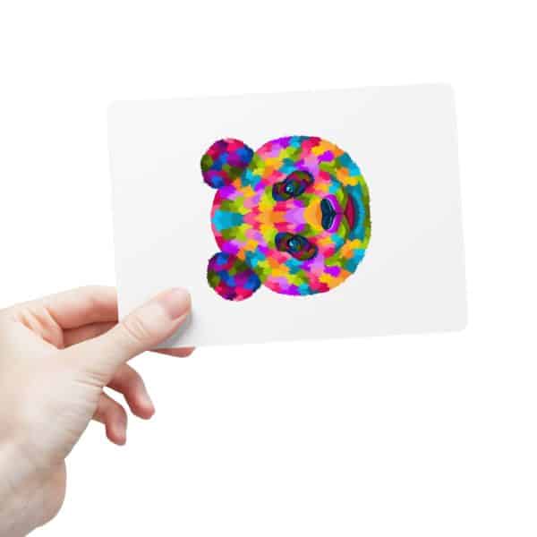 Colored Panda Postcards (1, 15, 30, and 45 pcs) - Image 40