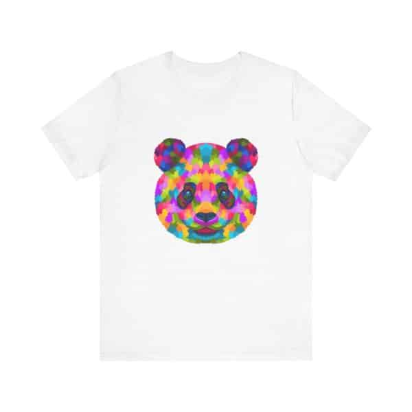 Colored Panda Unisex Jersey Short Sleeve Tee