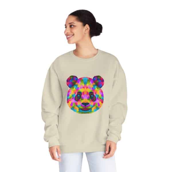 Colored Panda Unisex NuBlend® Crewneck Sweatshirt - Image 16