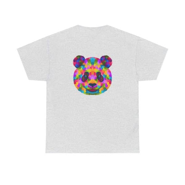 Colored Panda Unisex Heavy Cotton Tee - Image 6