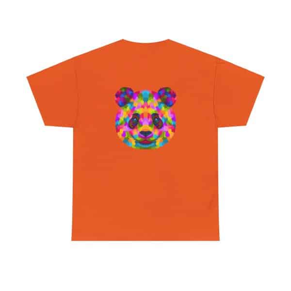 Colored Panda Unisex Heavy Cotton Tee - Image 30