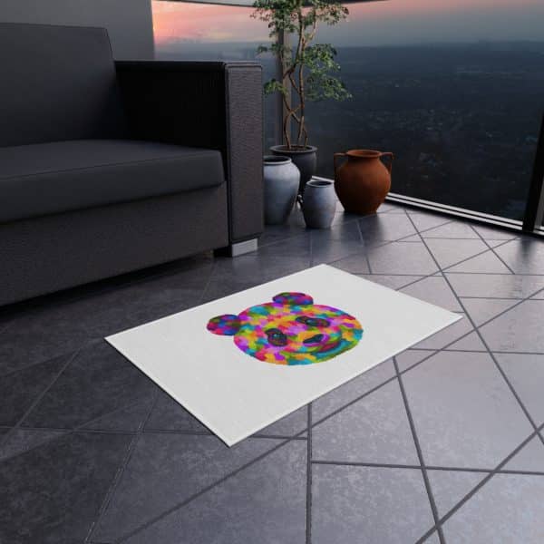 Colored Panda Outdoor Rug - Image 4