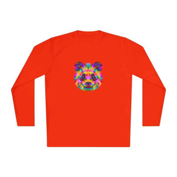 Colored Panda Unisex Lightweight Long Sleeve Tee - Image 29