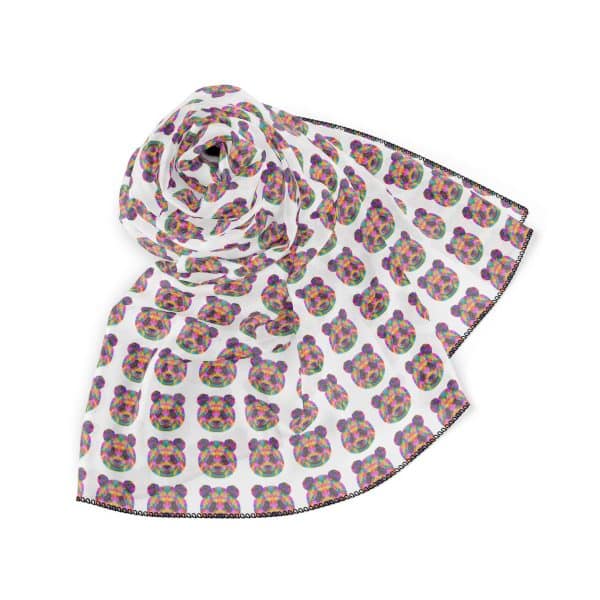 Colored Panda Poly Scarf - Image 8