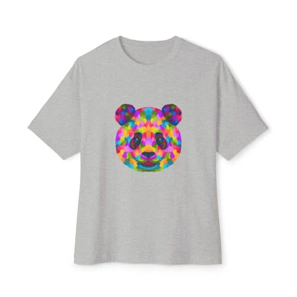 Colored Panda Unisex Oversized Boxy Tee - Image 29