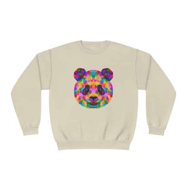 Colored Panda Unisex NuBlend® Crewneck Sweatshirt - Image 13