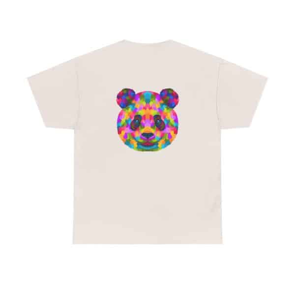 Colored Panda Unisex Heavy Cotton Tee - Image 18