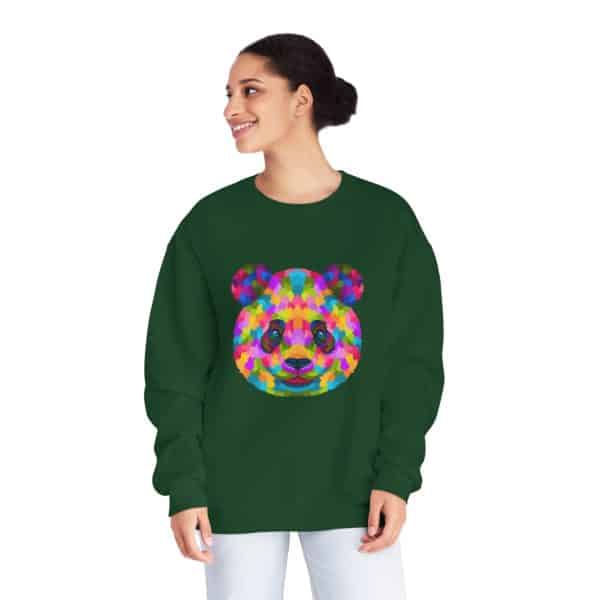 Colored Panda Unisex NuBlend® Crewneck Sweatshirt - Image 36