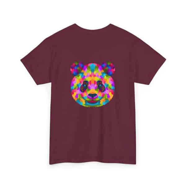 Colored Panda Unisex Heavy Cotton Tee - Image 36