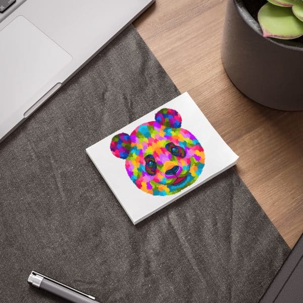 Colored Panda Post-it® Note Pads - Image 7