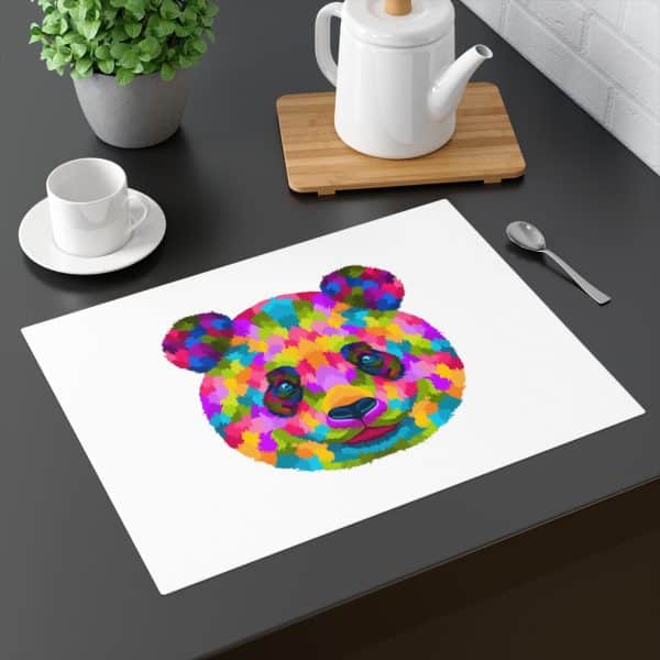 Colored Panda Placemat, 1pc - Image 2