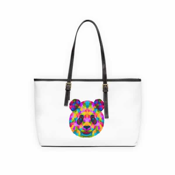 Colored Panda PU Leather Shoulder Bag - Image 2