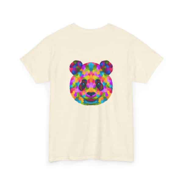 Colored Panda Unisex Heavy Cotton Tee - Image 44