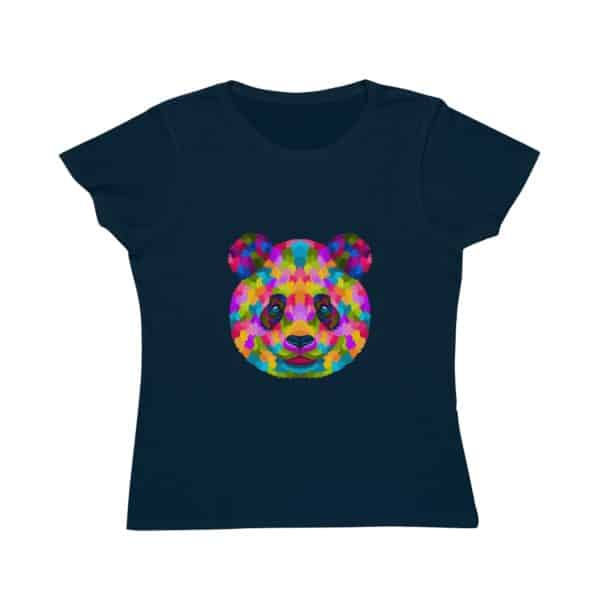 Colored Panda Organic Women's Classic T-Shirt - Image 16