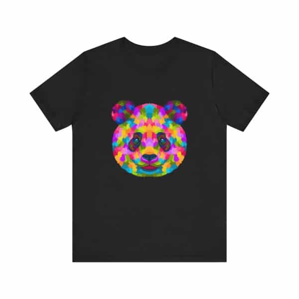 Colored Panda Unisex Jersey Short Sleeve Tee - Image 9