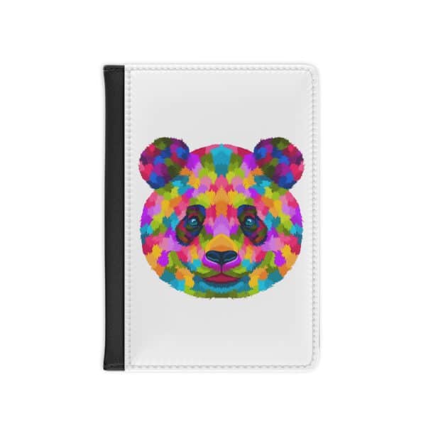 Colored Panda Passport Cover