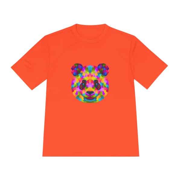 Colored Panda Unisex Moisture Wicking Tee - Image 9