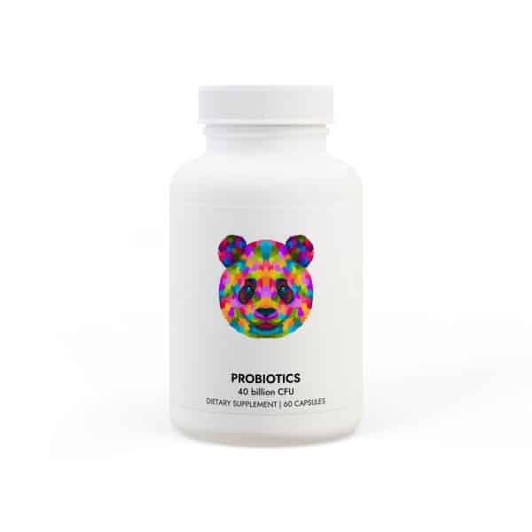 Colored Panda Probiotics Supplement (60 Capsules)