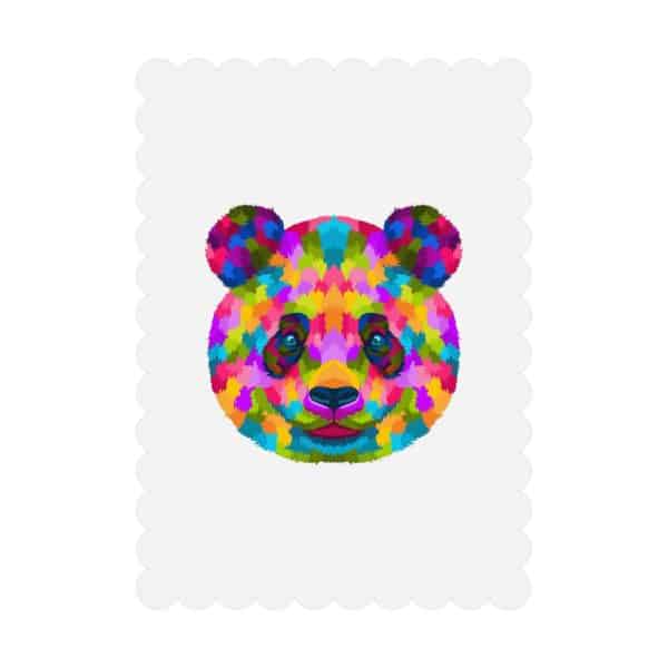 Colored Panda Postcards (1, 15, 30, and 45 pcs) - Image 45