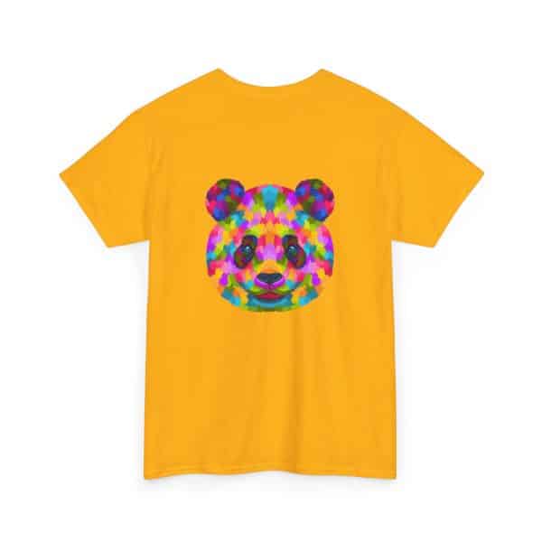 Colored Panda Unisex Heavy Cotton Tee - Image 28