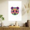 Colored Panda Photo Art Paper Posters - Image 99