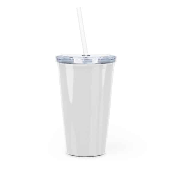 Colored Panda Plastic Tumbler with Straw - Image 4