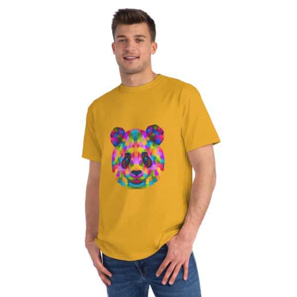 Colored Panda Organic Unisex Classic T-Shirt - Image 11