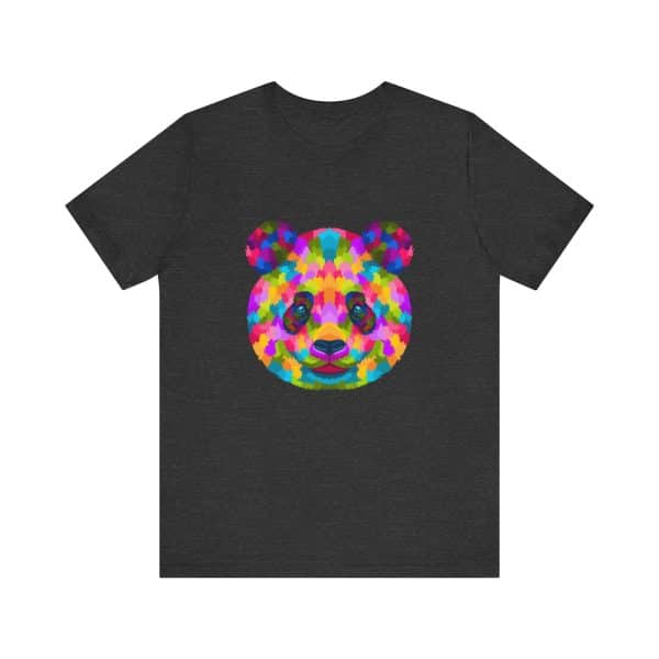 Colored Panda Unisex Jersey Short Sleeve Tee - Image 41