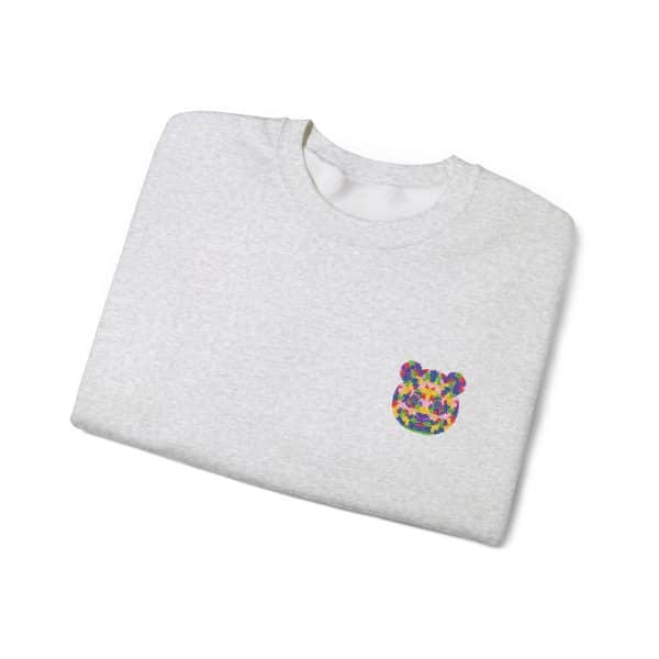 Colored Panda Unisex Heavy Blend™ Crewneck Sweatshirt - Image 7